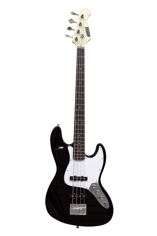 Фото NordFolk EB-204BK  Бас-гитара, форма Jazz Bass (Чёрная)