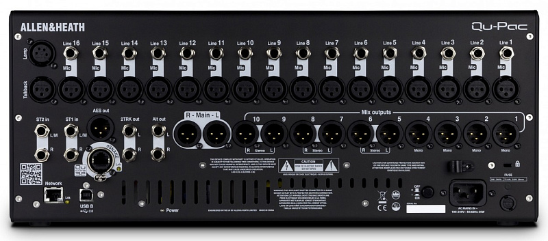 Фото Цифровой микшерный пульт Allen & Heath QU-Pac