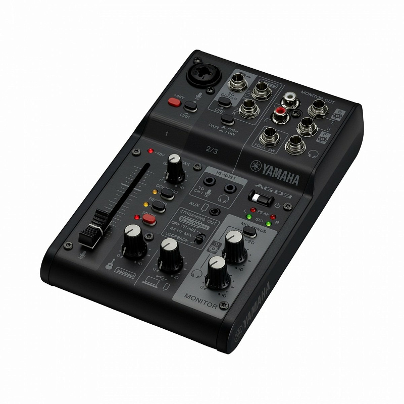 Фото Микшерный пульт Yamaha AG03MK2 Black