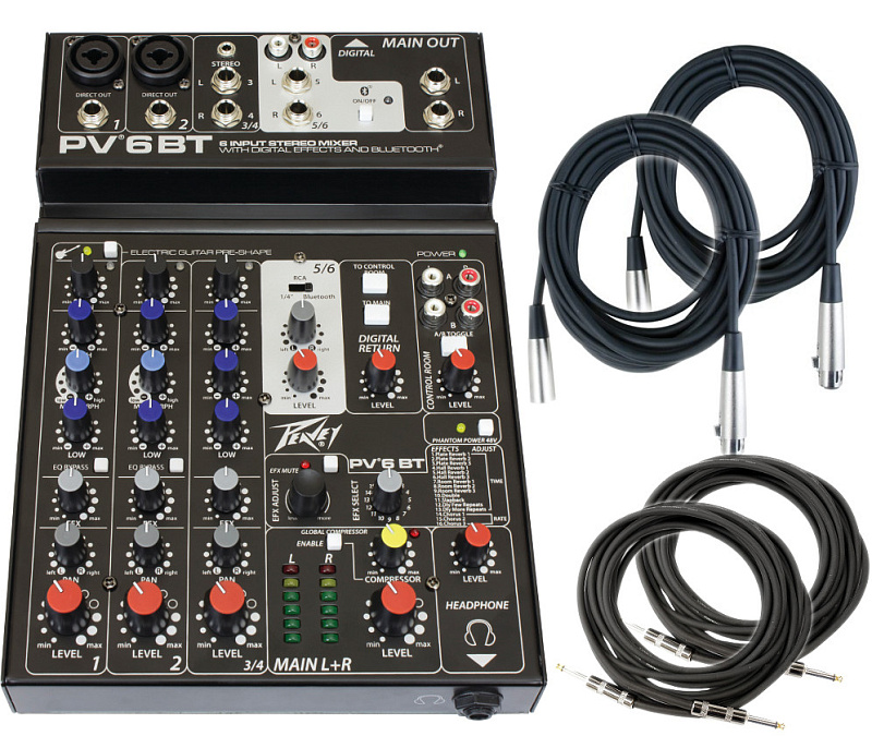 Фото Микшерный пульт Peavey PV 6 BT