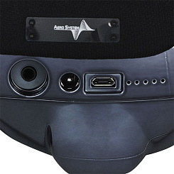 Портативная акустическая система AEROSYSTEM Aerobull HD1 Chrome black