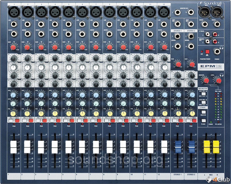 Фото Микшерный пульт Soundcraft EPM12