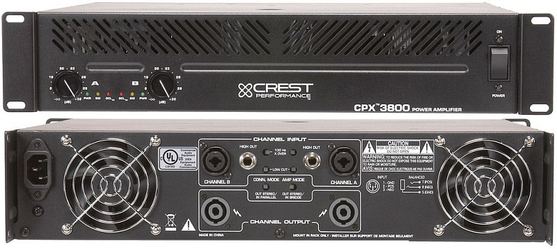 Фото Усилитель мощности Crest Audio CPX 3800