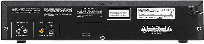 Фото CD проигрыватель Tascam CD-200BT