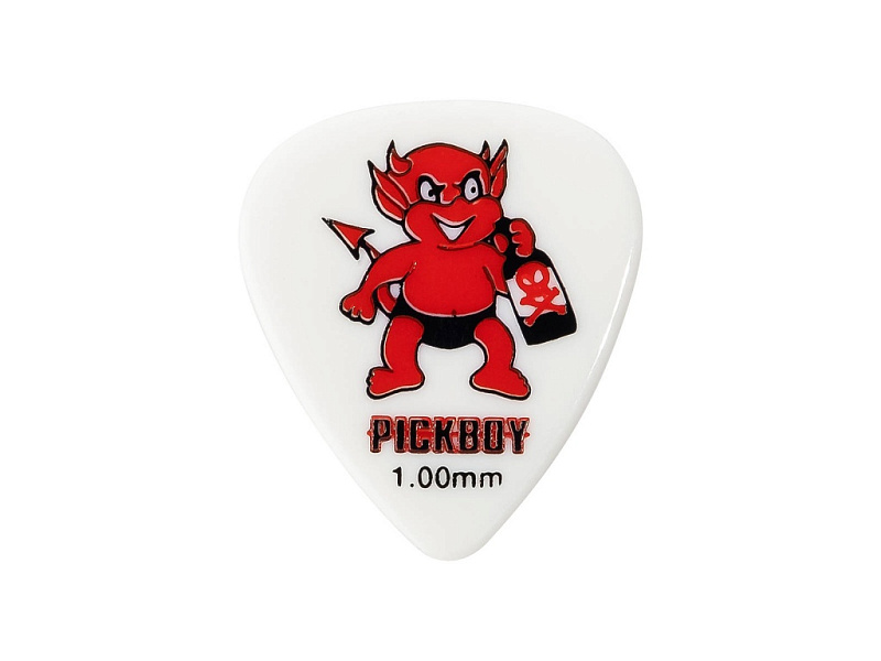 Фото Медиаторы Pickboy GP-211-5/100 Celltex Red Devil 50шт, толщина 1.0мм