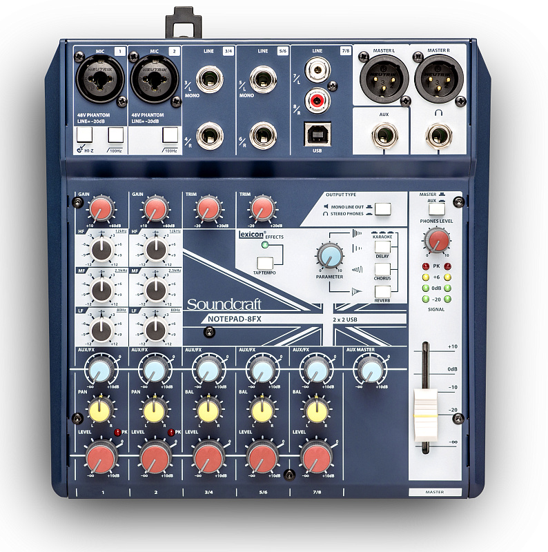 Фото Микшерный пульт Soundcraft Notepad-8FX