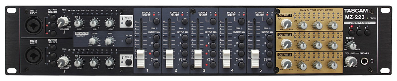 Фото Микшерный пульт Tascam MZ-223