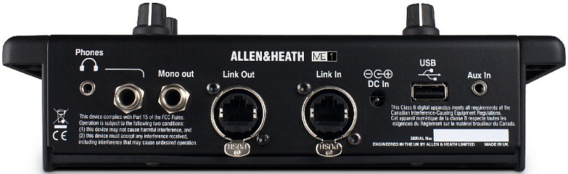Фото Цифровой микшерный пульт Allen & Heath ME-1