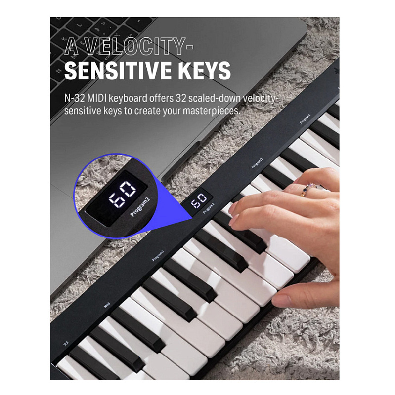 Фото MIDI-клавиатура Donner Music N-32