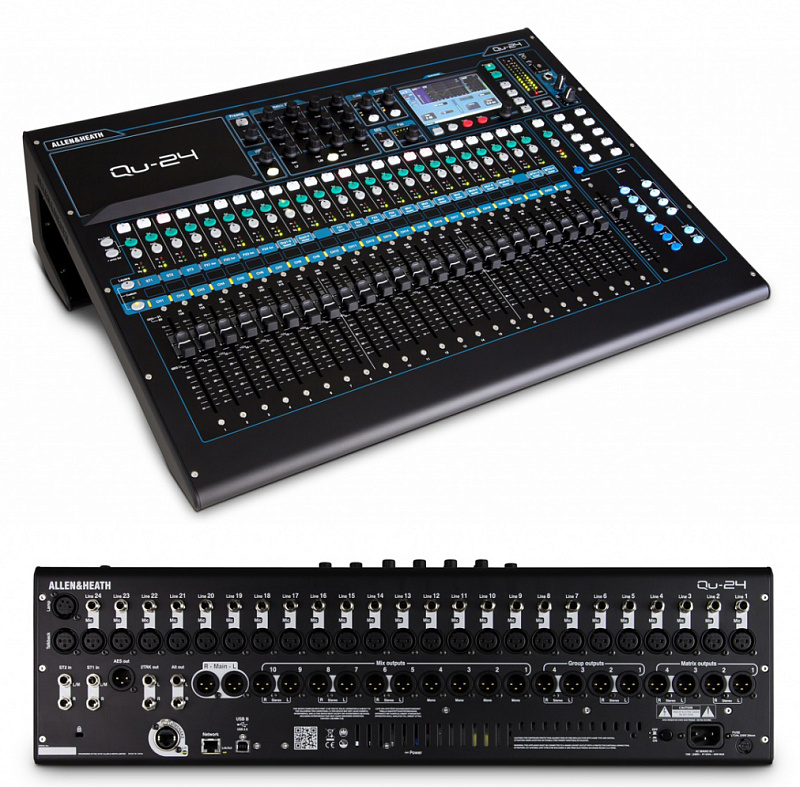 Фото Цифровой микшерный пульт Allen & Heath Qu-24