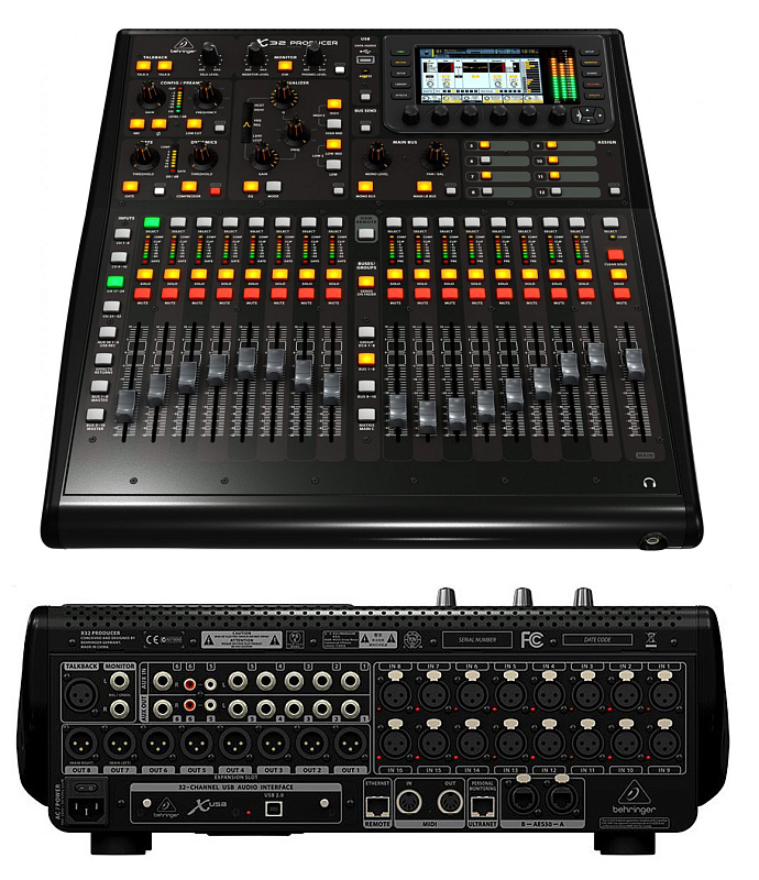Фото Цифровой микшерный пульт Behringer X32 Producer TP