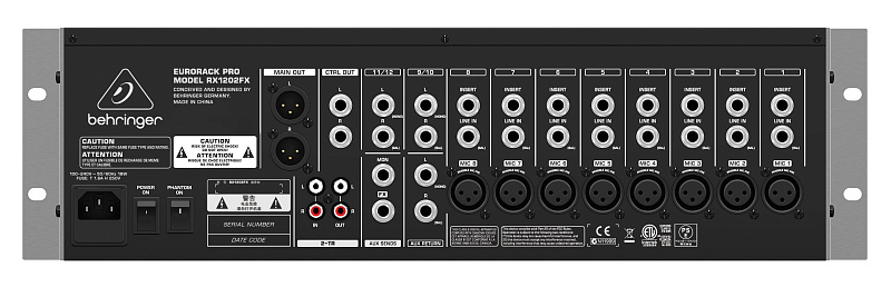 Фото Микшерный пульт Behringer RX1202FX V2