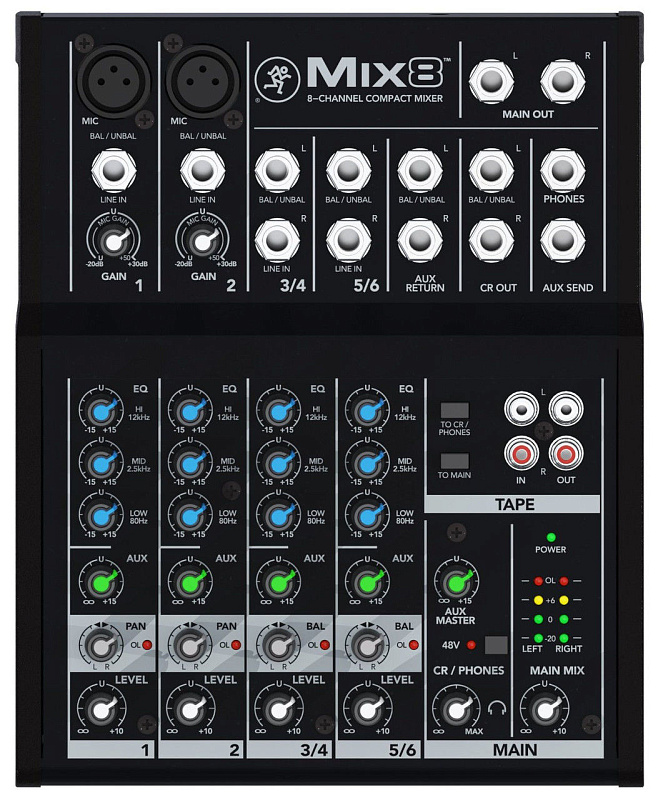 Фото Микшерный пульт Mackie Mix8