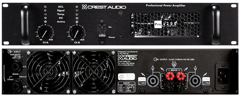Фото Усилитель мощности Crest Audio Pro 8200