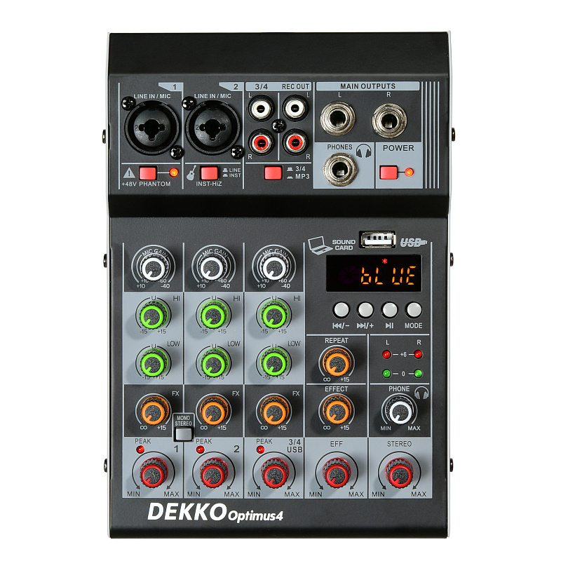 Фото Микшерный пульт DEKKO F4A