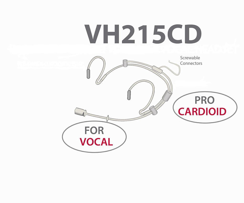 Фото Вокальная гарнитура для радиосистемы AV-Leader VH 215CD Bl