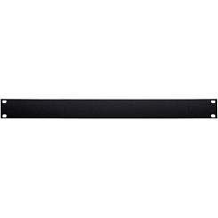 NordFolk NRP-1U  рэковая панель, 1U, сталь, черный
