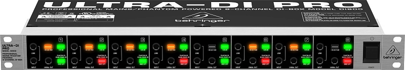 Фото Директ-бокс Behringer DI800 Ultra-DI Pro