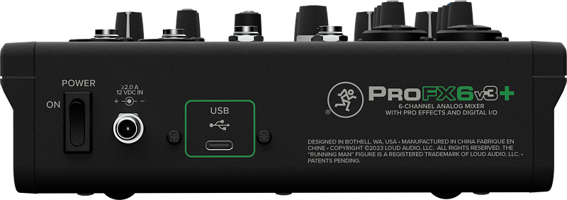 Фото Микшерный пульт Mackie ProFX6v3 +