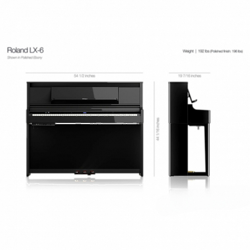 Фото Цифровое пианино Roland LX-6-CH KSL-6-CH