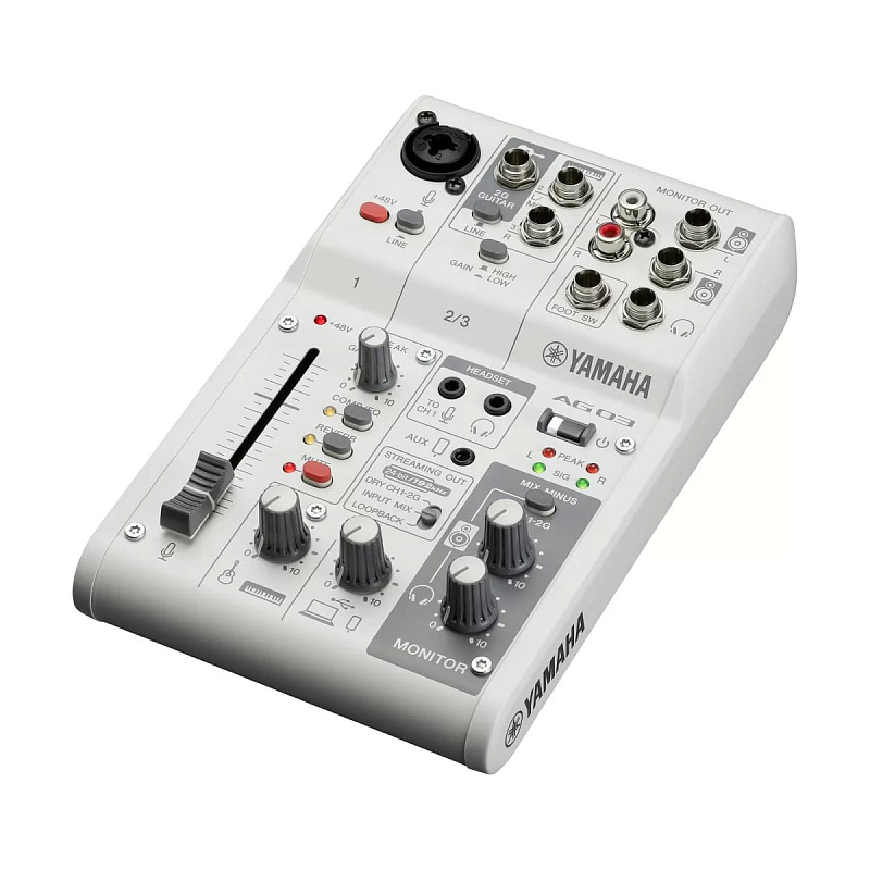 Фото Микшерный пульт Yamaha AG03MK2 White