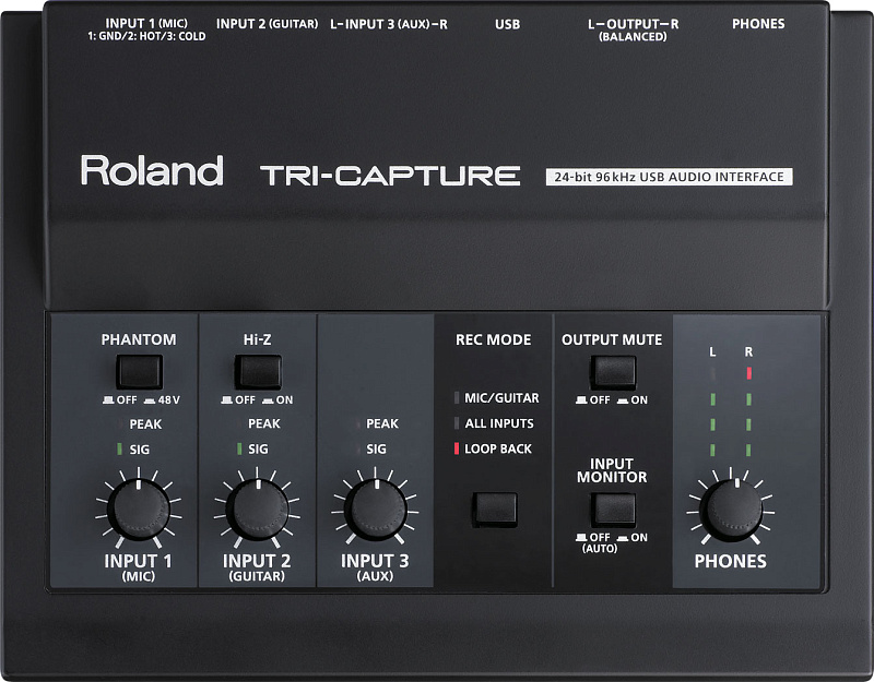 Фото Аудиоинтерфейс Roland UA-33 Tri-Capture