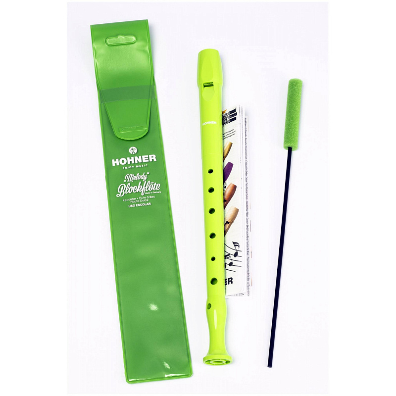 Фото HOHNER B95084 LG - Блокфлейта сопрано немецкая система Хонер