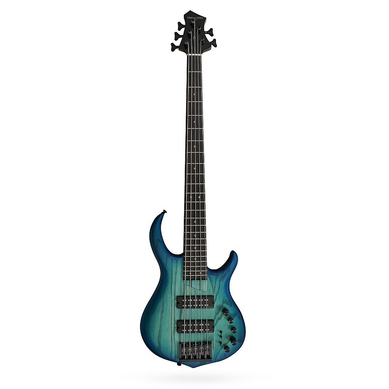 Фото 5-струнная бас-гитара Sire M5 Swamp Ash-5 TBL, HH, цвет голубой