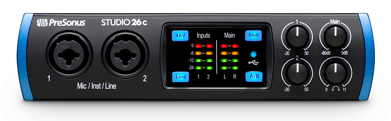 Фото Аудиоинтерфейс PreSonus Studio 26C