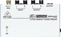 Предусилитель для виниловых проигрывателей Behringer PP400 Microphono