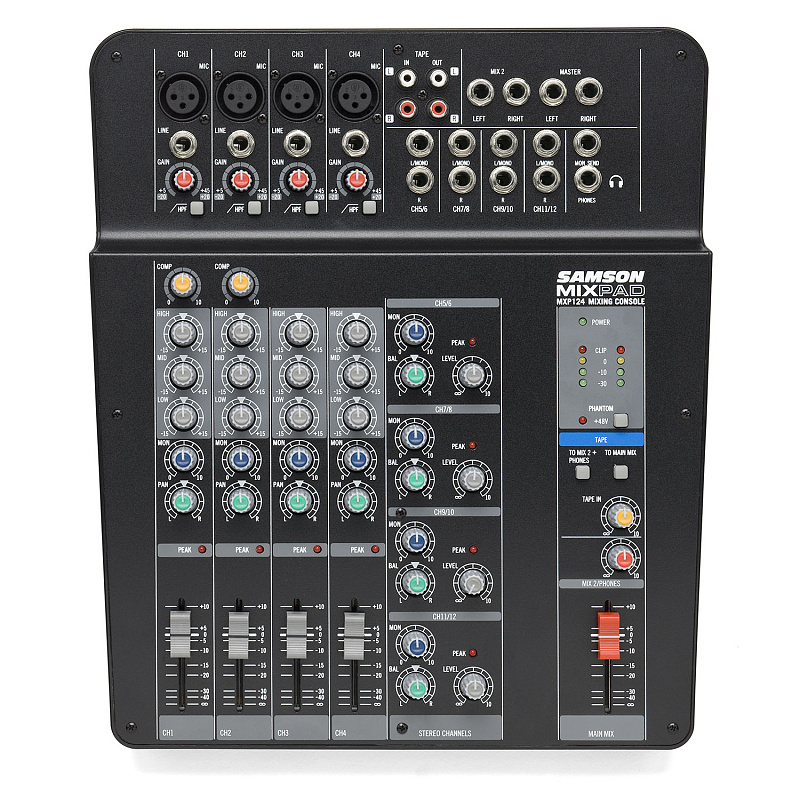 Фото Микшерный пульт Samson MixPad MXP124