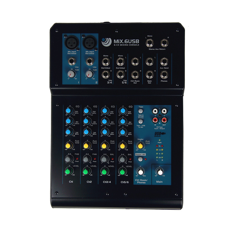 Фото Микшерный пульт Invotone MiX.6USB