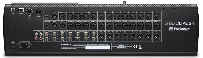 Фото Цифровой микшерный пульт PreSonus StudioLive 24 Series III