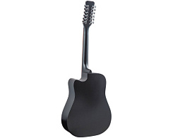 Электроакустическая гитара JET JDEC-255/12 BKS