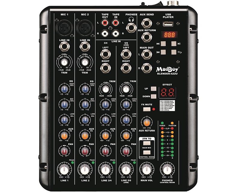 Фото Микшерный пульт Madboy BLENDER-422U