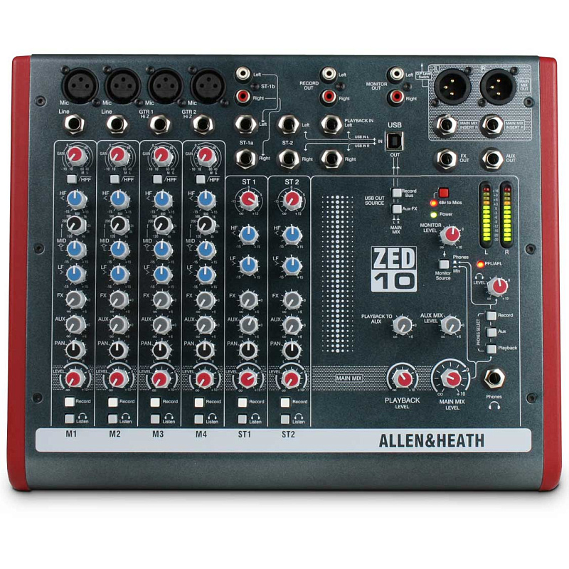 Фото Микшерный пульт Allen & Heath ZED10FX 