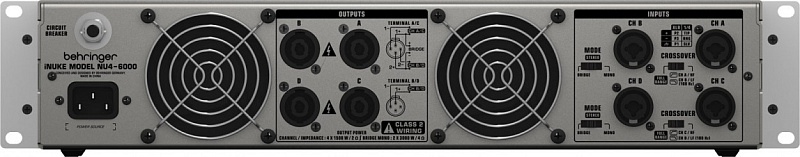 Фото Усилитель мощности Behringer NU4-6000