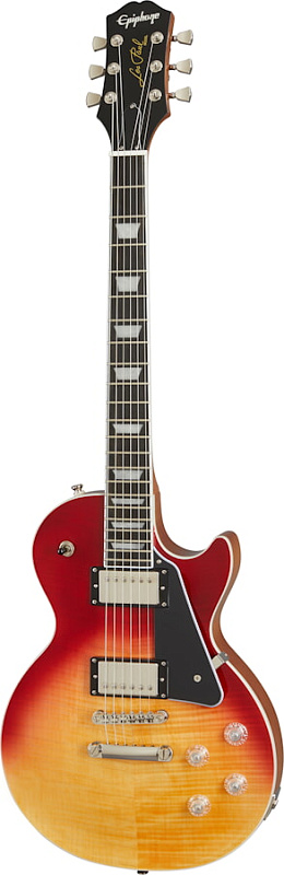 Фото EPIPHONE Les Paul Modern Figured Magma Orange Fade