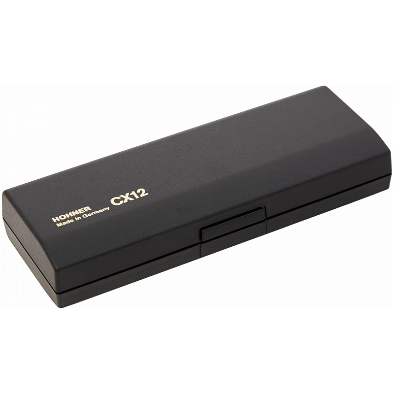 Фото HOHNER CX 12 Black 7545/48 G - Губная гармоника хроматическая Хонер