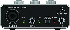 Аудиоинтерфейс Behringer U-Phoria UM2