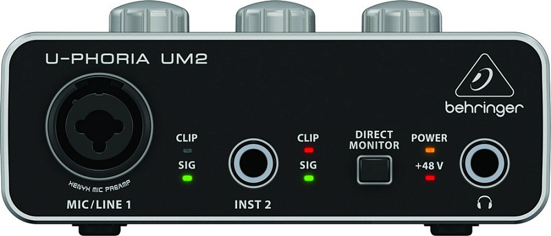 Фото Аудиоинтерфейс Behringer U-Phoria UM2