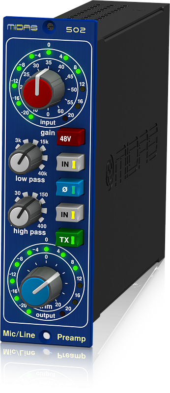Фото Микрофонный предусилитель Midas Microphone Preamplifier 502