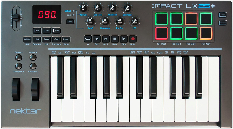 Фото MIDI-клавиатура Nektar Impact LX 25+