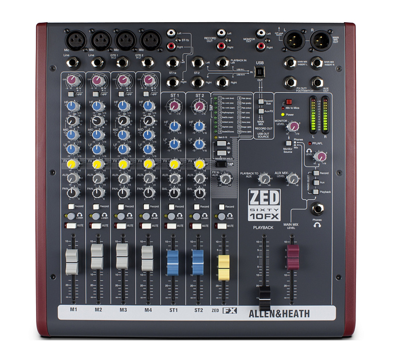 Фото Микшерный пульт Allen & Heath Zed60-10FX