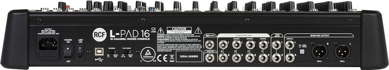 Фото Микшерный пульт RCF L-PAD 16CX USB