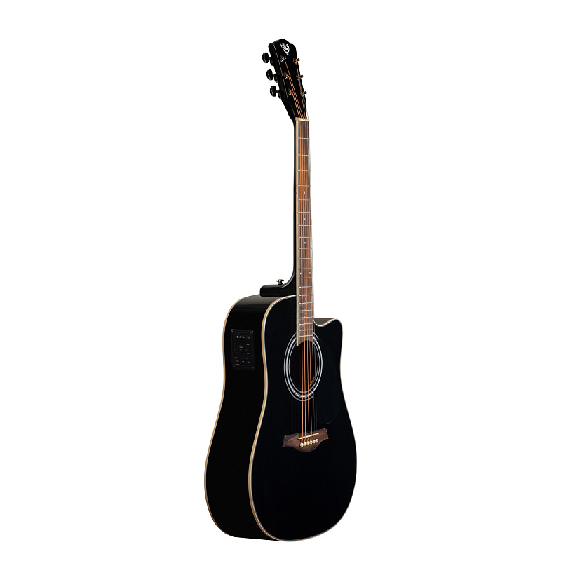 Фото Электроакустическая гитара ROCKDALE Aurora D6 C BK E Gloss