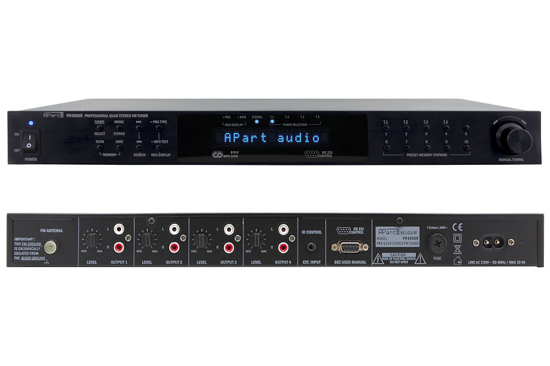 Фото AM/FM тюнер Apart PR4000R
