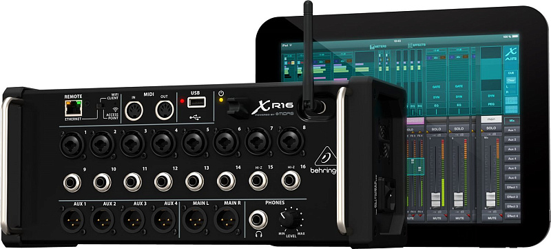 Фото Цифровой микшерный пульт Behringer XR16