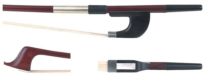 Фото Смычок для контрабаса 1/2, немецкая колодка GEWA Brazil Wood
