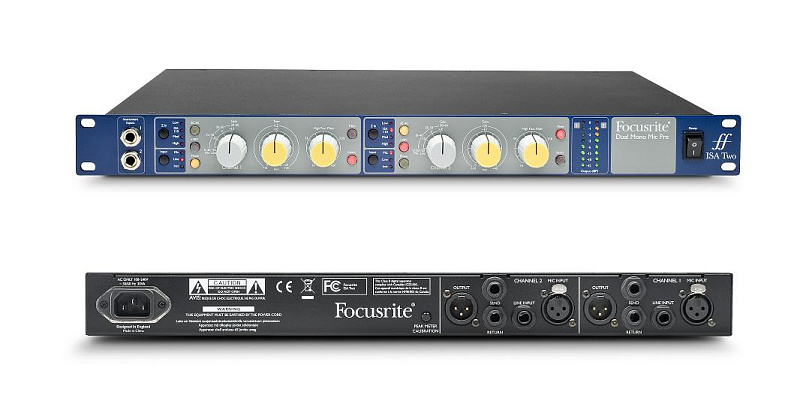 Фото Микрофонный предусилитель Focusrite ISA Two